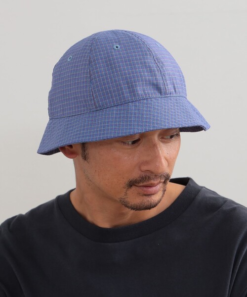 B:MING by BEAMS(ビーミングバイビームス)の「B:MING by BEAMS / チェック ベル ハット(ハット・メンズ・ベージュ/パープル/ネイビー・FREE)」の3枚目の写真