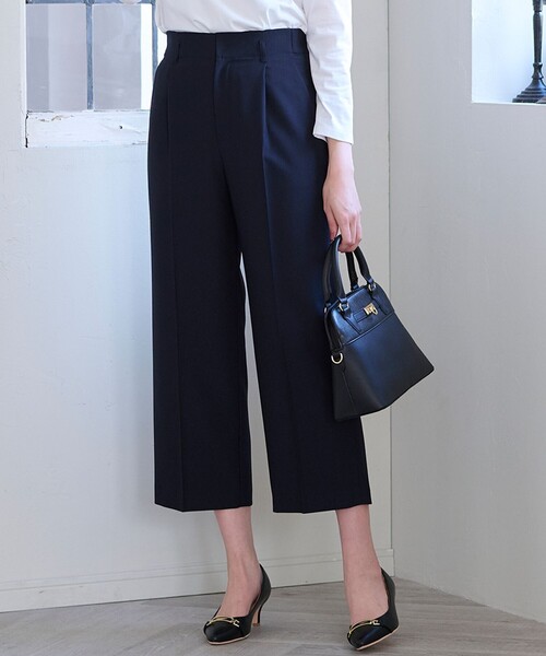 ANY SIS(エニィスィス)の「【WEB・一部店舗限定】褒めらレディ ワイド パンツ(その他パンツ・レディース・アイボリー系/ネイビー系/スカイブルー系/ライトイエロー系・1/2/3)」の4枚目の写真