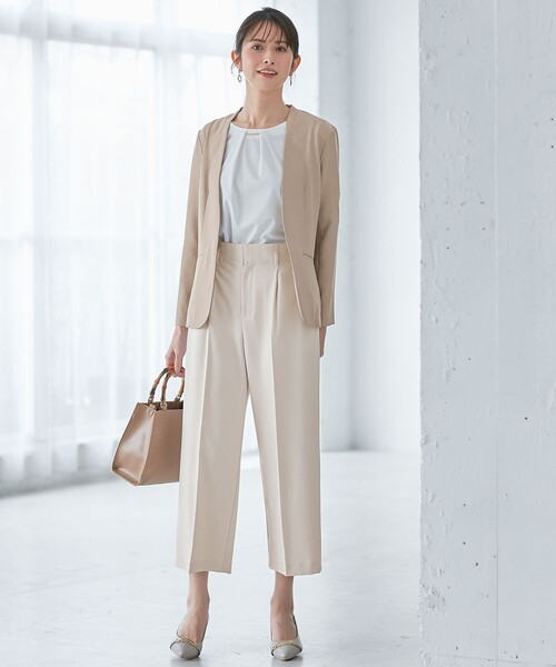 ANY SIS(エニィスィス)の「【WEB・一部店舗限定】褒めらレディ ワイド パンツ(その他パンツ・レディース・アイボリー系/ネイビー系/スカイブルー系/ライトイエロー系・1/2/3)」の9枚目の写真