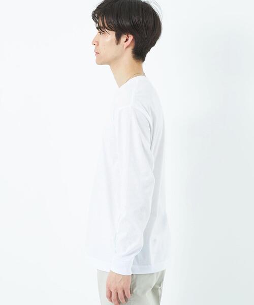 green label relaxing（グリーンレーベルリラクシング）の「コード テンジク レイヤード ニット（ニット/セーター・メンズ・ライトグレー/ダークグリーン/ライトブルー・M/L/S/XL）」の14枚目の写真