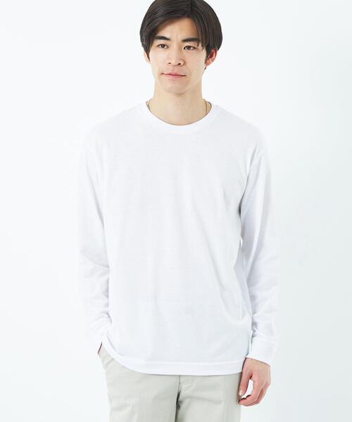 green label relaxing（グリーンレーベルリラクシング）の「コード テンジク レイヤード ニット（ニット/セーター・メンズ・ライトグレー/ダークグリーン/ライトブルー・M/L/S/XL）」の16枚目の写真