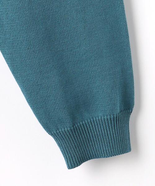 green label relaxing（グリーンレーベルリラクシング）の「コード テンジク レイヤード ニット（ニット/セーター・メンズ・ライトグレー/ダークグリーン/ライトブルー・M/L/S/XL）」の20枚目の写真