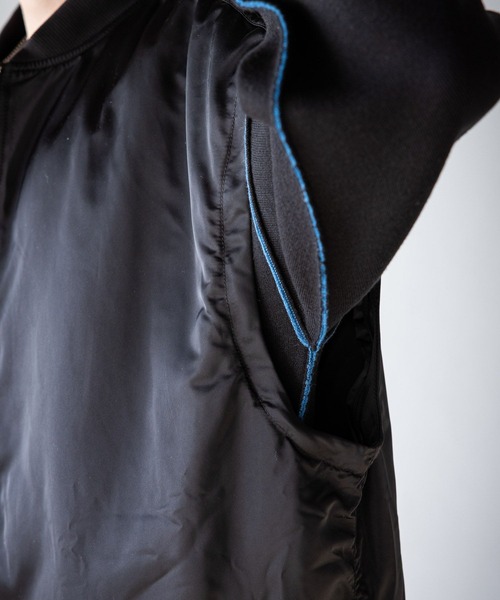 RAGEBLUE（レイジブルー）の「マルチウェイビッグMA-1（MA-1・メンズ・カーキ/ブラック・MEDIUM/LARGE）」の22枚目の写真