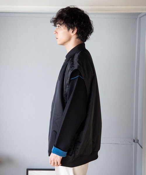 RAGEBLUE（レイジブルー）の「マルチウェイビッグMA-1（MA-1・メンズ・カーキ/ブラック・MEDIUM/LARGE）」の19枚目の写真