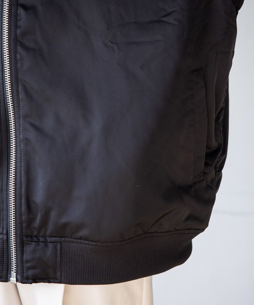 RAGEBLUE（レイジブルー）の「マルチウェイビッグMA-1（MA-1・メンズ・カーキ/ブラック・MEDIUM/LARGE）」の8枚目の写真