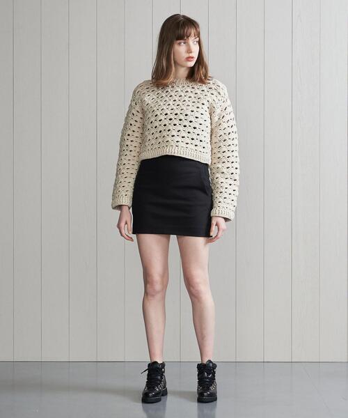 ニット/セーター H BEAUTY&amp;YOUTH HEAVY CROCHET PU LLOVER H BEAUTY&YOUTH UNITED ARROWS（エイチビューティーアンドユース