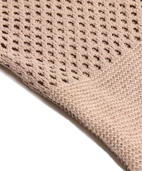 MAISON mou（メゾンムー）の「【recomend selection/セレクト】ニット仕立トライアングルバッグ（トートバッグ・レディース・イエロー/ブルー/ブラック/グリーン/ホワイト/ベージュ/グレー/ダークグリーン/ライトブラウン/ライトブルー/ライトイエロー/ライトグレー/ライトグリーン/ライトパープル・FREE）」の15枚目の写真