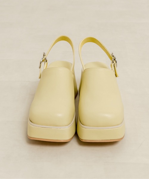 OLIVE des OLIVE（オリーブデオリーブ）の「バックベルト付きサボ（サンダル・レディース・アイボリー/イエロー/ブラック・SMALL/MEDIUM/LARGE）」の19枚目の写真