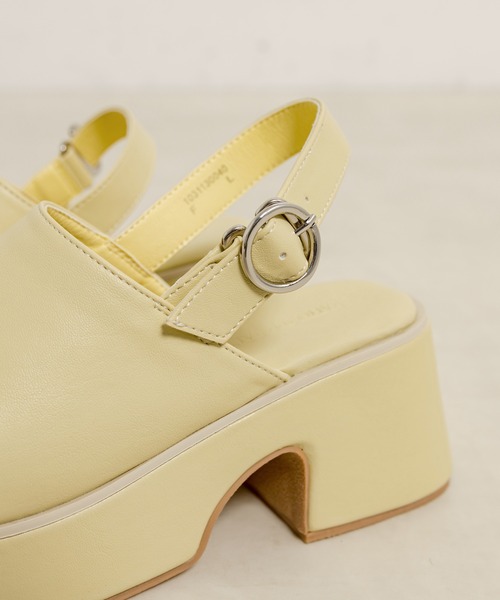 OLIVE des OLIVE（オリーブデオリーブ）の「バックベルト付きサボ（サンダル・レディース・アイボリー/イエロー/ブラック・SMALL/MEDIUM/LARGE）」の22枚目の写真