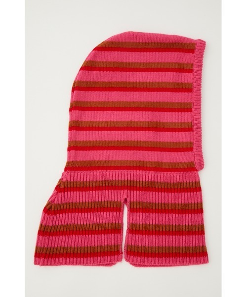 RODEO CROWNS WIDE BOWL（ロデオクラウンズワイドボウル）の「マルチボーダーバラクラバ（ニットキャップ/ビーニー・レディース・ホワイト系その他/レッド系その他/ブルー系その他・FREE）」の9枚目の写真