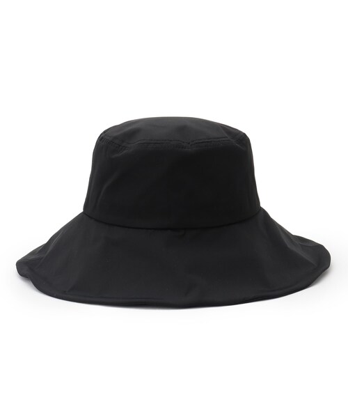 INDIVI（インディヴィ）の「◆2WAYマットサテンバケットハット（ハット・レディース・ブラック/ライトベージュ・00）」の6枚目の写真