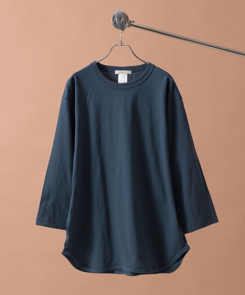 Revo.(レボ)の「Revo. OE 3/4 SLEEVE BASEBALL T-SHIRT オープンエンド 7分袖 ベースボールTシャツ(Tシャツ/カットソー・メンズ・ホワイト×グリーン/ブラック/インディゴブルー/ホワイト系その他/ホワイト×ブルー/ホワイト/グレー/グレー系その他・XL/M/S/L)」の8枚目の写真