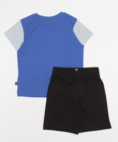 PUMA(プーマ)の「PUMA プーマ キッズ ボーイズ ポリ 半袖 Tシャツ アンド ショーツセット 120-1(ジャージ・キッズ・オレンジ/ブルー系その他・160/150/120/140/130)」の3枚目の写真