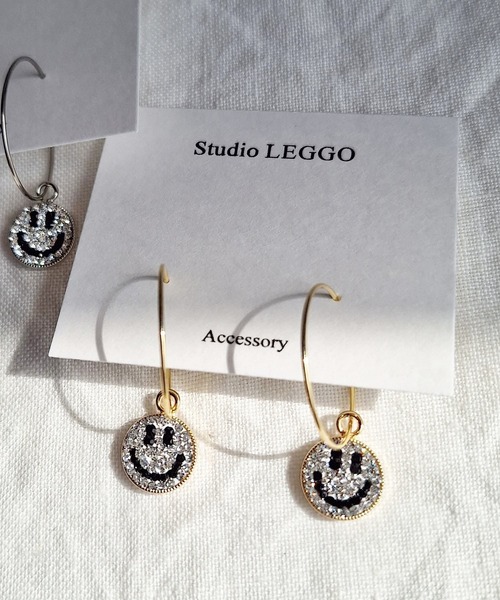 CERCA(チェルカ)の「Studio LEGGO/スマイルピアス(ピアス(両耳用)・レディース・A/B/C/D/E/F・FREE)」の16枚目の写真
