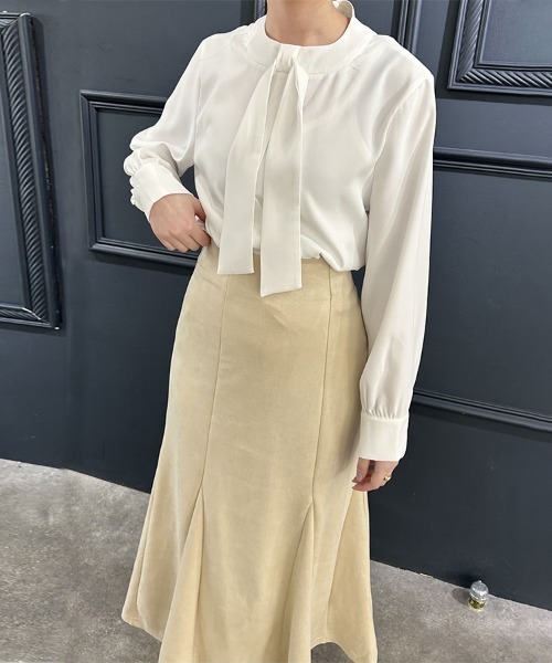 セール】スカーフカラーボウタイブラウス（シャツ/ブラウス）｜Doux