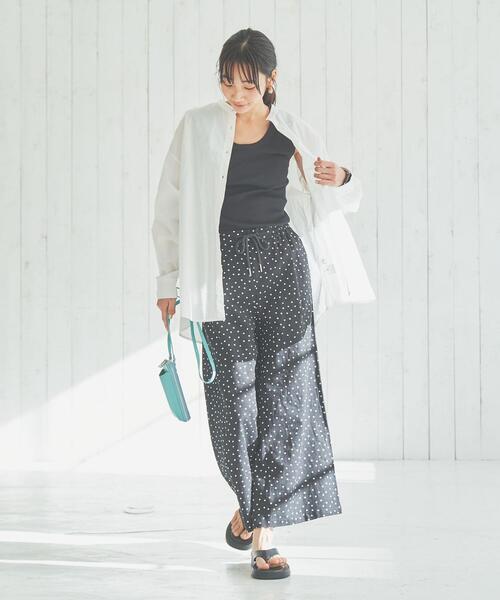 coen(コーエン)の「テレコノースリーブタンクトップ(タンクトップ・レディース・ブラック/ホワイト/ベージュ/オレンジ/ダークグレー/ロイヤルブルー・M/L)」の22枚目の写真