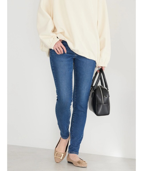 AMERICAN HOLIC（アメリカンホリック）の「スキニーフィットデニム（デニムパンツ・レディース・インディゴブルー/ワンウォッシュ/ライトインディゴブルー/ブラック/ダークインディゴブルー/グレー・M/XL/L/XS/S）」の20枚目の写真