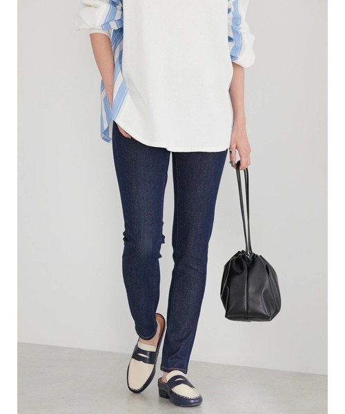 AMERICAN HOLIC（アメリカンホリック）の「スキニーフィットデニム（デニムパンツ・レディース・インディゴブルー/ワンウォッシュ/ライトインディゴブルー/ブラック/ダークインディゴブルー/グレー・M/XL/L/XS/S）」の22枚目の写真