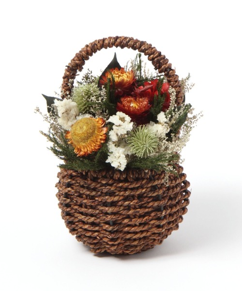 niko and...（ニコアンド）の「オリジナルドライフラワーバスケット（インテリア雑貨・レディース・その他1/ホワイト・0）」の3枚目の写真