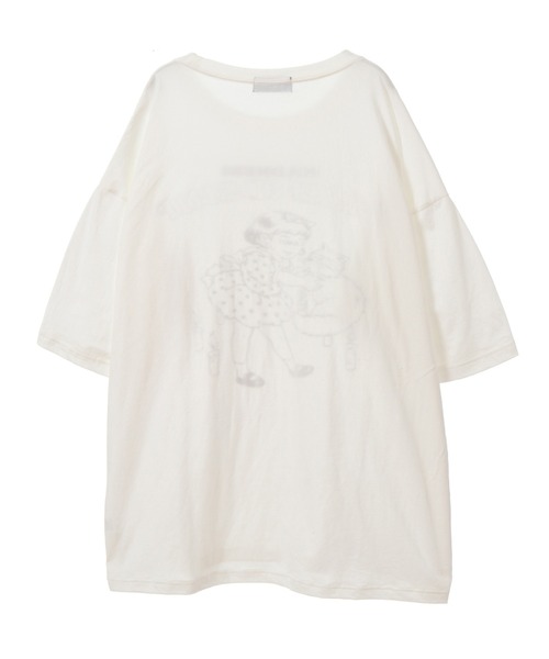 Candy Stripper（キャンディストリッパー）の「MADNESS FRIENDSHIP BIGBIG Tシャツ（Tシャツ/カットソー・レディース・オフホワイト/ブラック・2）」の4枚目の写真