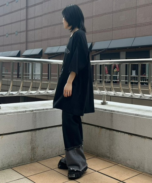 Candy Stripper（キャンディストリッパー）の「MADNESS FRIENDSHIP BIGBIG Tシャツ（Tシャツ/カットソー・レディース・オフホワイト/ブラック・2）」の13枚目の写真