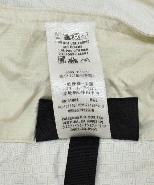 patagonia(パタゴニア)の「【ヴィンテージ古着】Patagonia / パタゴニア ウィメンズ トレントシェル トレンチコート ナイロンジャケット(トレンチコート・メンズ・ホワイト・MEDIUM)」の8枚目の写真