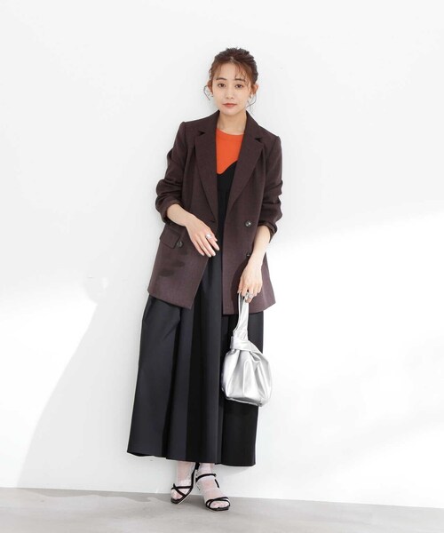 N.（N. Natural Beauty Basic）（エヌエヌナチュラルビューティーベーシック）の「◆ボリュームキャミワンピース（ワンピース・レディース・ベージュ/ブラック・MEDIUM）」の16枚目の写真