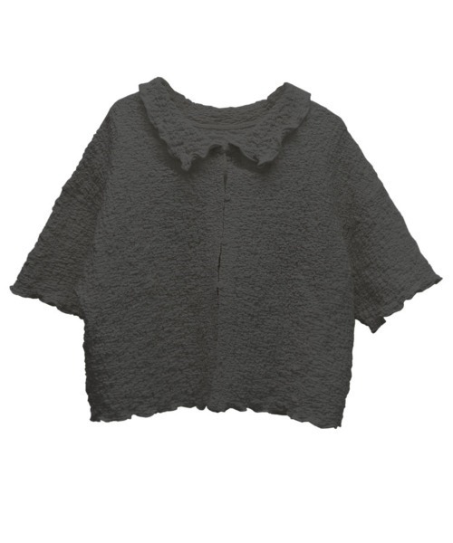 DONOBAN(ドノバン)の「【pufe】クラッシュジャガードシャツ(シャツ/ブラウス・レディース・アイボリー/ブラック・F)」の17枚目の写真