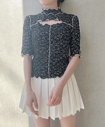リルリリー トップス メッシュフリルヘムトップス | lilLilly official webstore