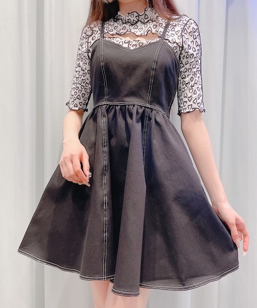 lilLilly（リルリリー）の「カットアウトリブメロートップス（Tシャツ/カットソー・レディース・ブラック/ホワイト・FREE）」の15枚目の写真