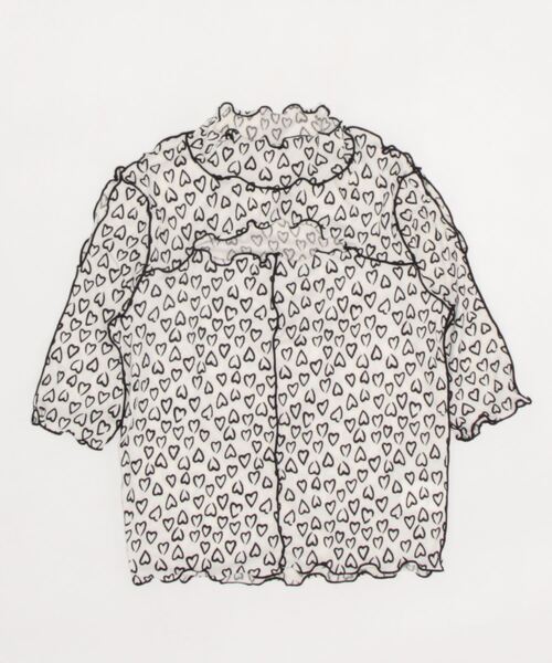 lilLilly（リルリリー）の「カットアウトリブメロートップス（Tシャツ/カットソー・レディース・ブラック/ホワイト・FREE）」の20枚目の写真