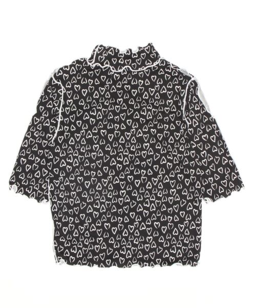 lilLilly（リルリリー）の「カットアウトリブメロートップス（Tシャツ/カットソー・レディース・ブラック/ホワイト・FREE）」の19枚目の写真