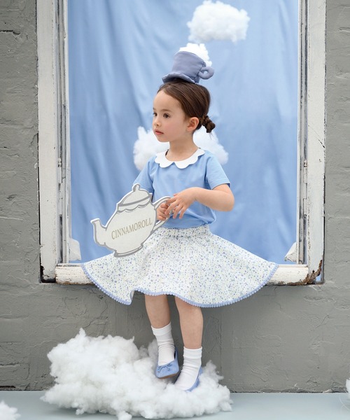 panpantutu（パンパンチュチュ）の「エンジェルカラートップス(半袖)(110-130cm)（Tシャツ/カットソー・キッズ・ミント/ライトブルー/ホワイト/スモークピンク・120cm/130cm/110cm）」の8枚目の写真