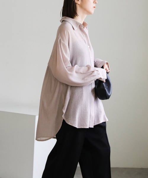 楊柳オーバーサイズシャツ（シャツ/ブラウス）｜select MOCA（セレクト