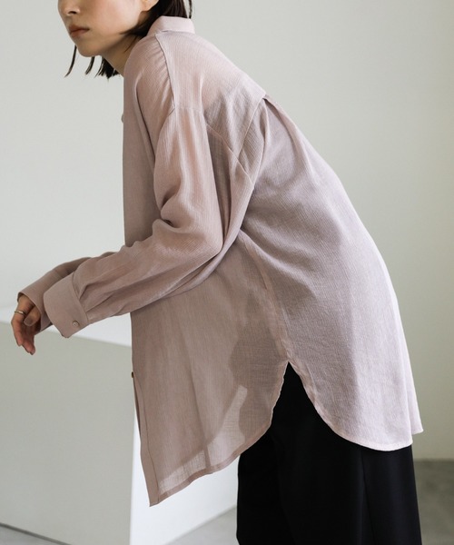 楊柳オーバーサイズシャツ（シャツ/ブラウス）｜select MOCA