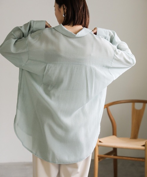 楊柳オーバーサイズシャツ（シャツ/ブラウス）｜select MOCA