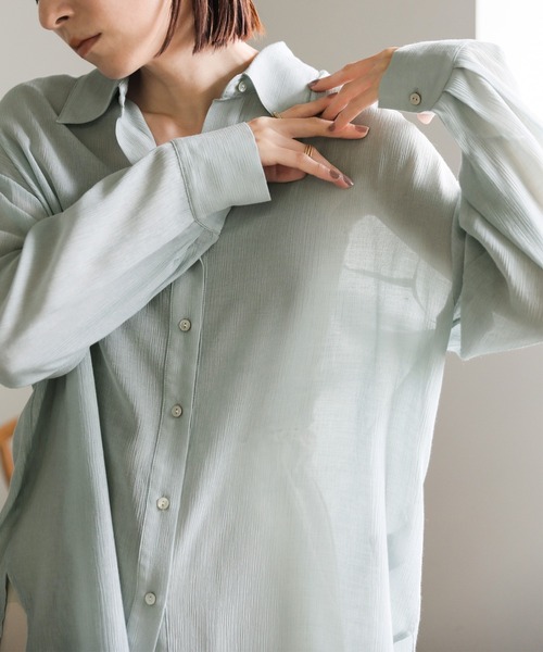 楊柳オーバーサイズシャツ（シャツ/ブラウス）｜select MOCA（セレクト