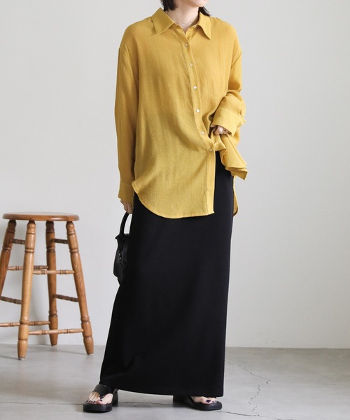 楊柳オーバーサイズシャツ（シャツ/ブラウス）｜select MOCA（セレクト