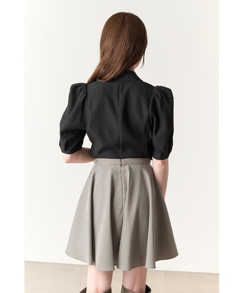 SNIDEL（スナイデル）の「ショートパンツ（その他パンツ・レディース・ライトベージュ/ブラック/チェック・1/0）」の9枚目の写真