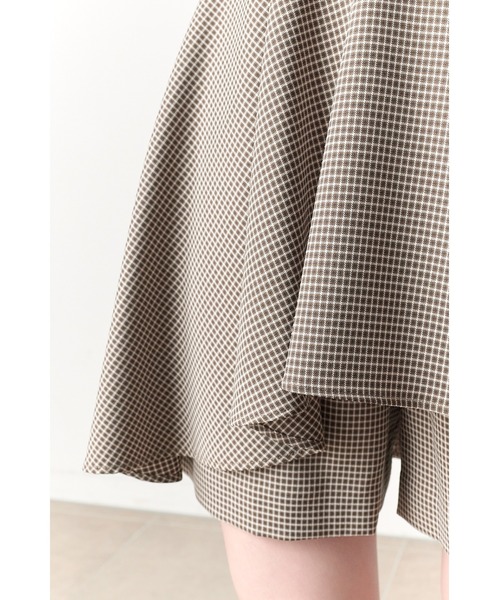 SNIDEL（スナイデル）の「ショートパンツ（その他パンツ・レディース・ライトベージュ/ブラック/チェック・1/0）」の15枚目の写真