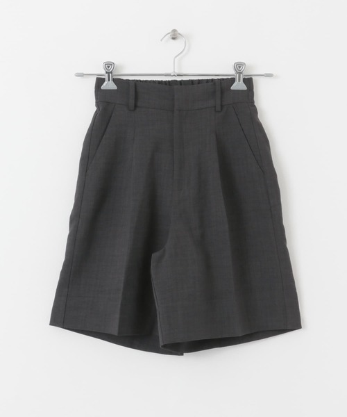 SENSE OF PLACE by URBAN RESEARCH(センスオブプレイスバイアーバンリサーチ)の「リネンライクバミューダパンツ(スラックス・レディース・ブラウン/ライトベージュ/チャコールグレー・MEDIUM/SMALL)」の4枚目の写真