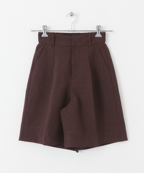 SENSE OF PLACE by URBAN RESEARCH(センスオブプレイスバイアーバンリサーチ)の「リネンライクバミューダパンツ(スラックス・レディース・ブラウン/ライトベージュ/チャコールグレー・MEDIUM/SMALL)」の18枚目の写真