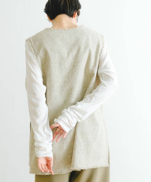【最終値下げ】かぐれ　アーバンリサーチ　ウールボアベスト セール】 『別注』crinkle crinkle crinkle×UR NEPAL KNIT VEST