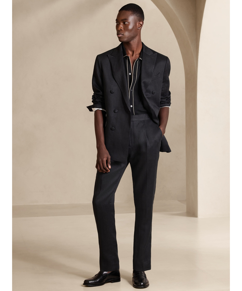 Banana Republic(バナナリパブリック)の「Gavin リネン スーツパンツ(スラックス・メンズ・ブラック・31/28/30/32/33/34)」の8枚目の写真