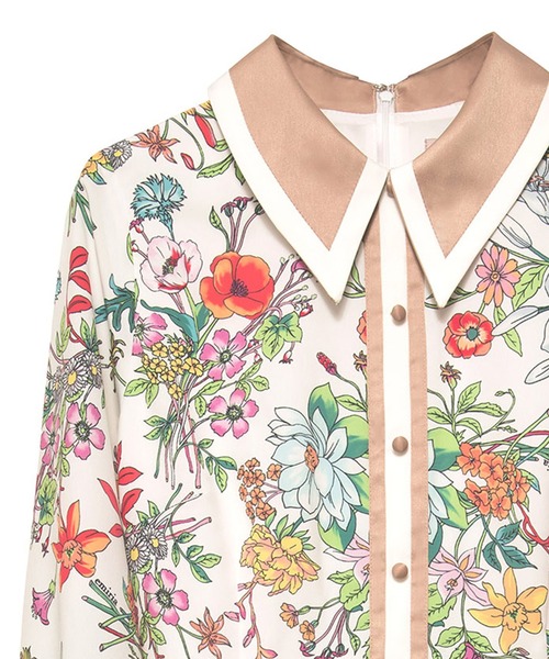 emiriawiz（エミリアウィズ）の「Floral motif shirt one-piece