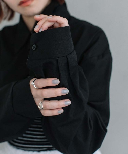 Flugge（フラッジー）の「layered short SH/レイヤードショートシャツ（シャツ/ブラウス）」 - WEAR