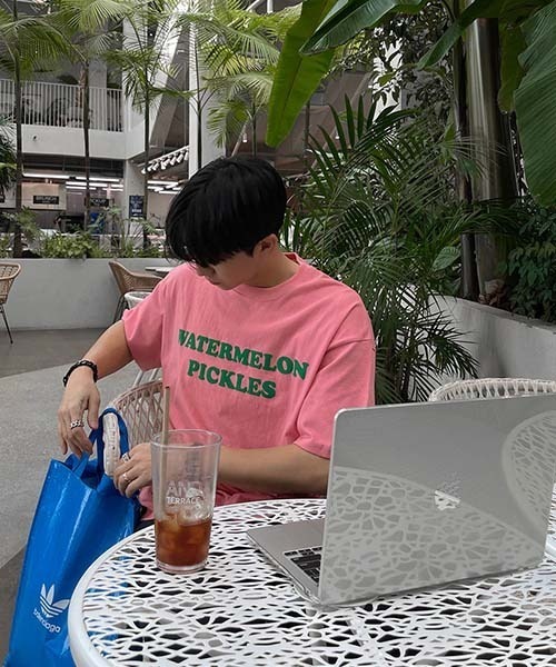 ASCLO(エジュクロ)の「ASCLO Watermelon Short Sleeve T Shirt(Tシャツ/カットソー・メンズ・ホワイト/ピンク系その他・FREE)」の18枚目の写真