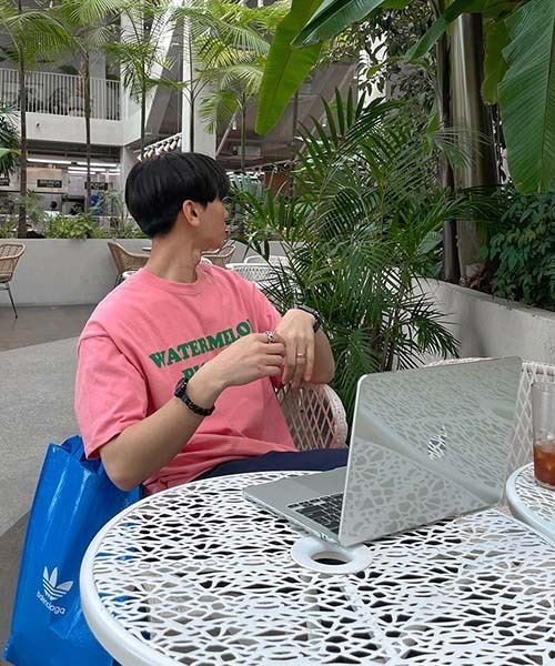 ASCLO(エジュクロ)の「ASCLO Watermelon Short Sleeve T Shirt(Tシャツ/カットソー・メンズ・ホワイト/ピンク系その他・FREE)」の19枚目の写真