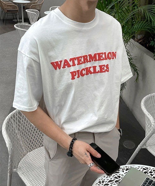 ASCLO(エジュクロ)の「ASCLO Watermelon Short Sleeve T Shirt(Tシャツ/カットソー・メンズ・ホワイト/ピンク系その他・FREE)」の11枚目の写真