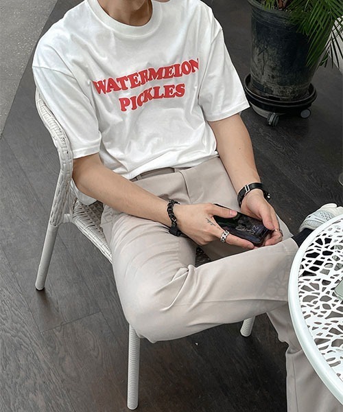 ASCLO(エジュクロ)の「ASCLO Watermelon Short Sleeve T Shirt(Tシャツ/カットソー・メンズ・ホワイト/ピンク系その他・FREE)」の9枚目の写真